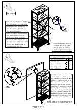 Preview for 5 page of Furniture of America CM-AC6278-S-3A Assembly Instructions