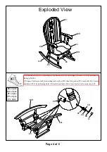 Preview for 4 page of Furniture of America CM-AC6562 Assembly Instructions Manual