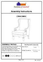 Furniture of America CM-AC6802 Assembly Instructions preview