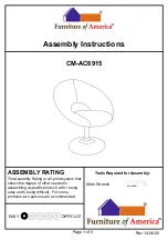 Furniture of America CM-AC6915 Assembly Instructions preview