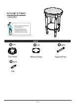 Preview for 5 page of Furniture of America CM-AC788 Assembly Instructions Manual