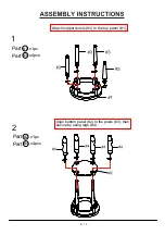 Preview for 6 page of Furniture of America CM-AC788 Assembly Instructions Manual