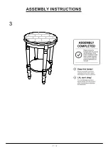 Preview for 7 page of Furniture of America CM-AC788 Assembly Instructions Manual