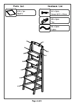 Preview for 4 page of Furniture of America CM-AC808 Assembly Instructions Manual