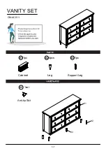 Preview for 5 page of Furniture of America CM-AC811 Assembly Instructions Manual