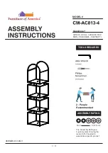 Furniture of America CM-AC813-4 Assembly Instructions Manual preview