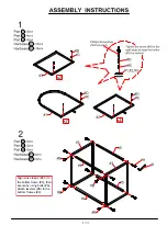 Preview for 7 page of Furniture of America CM-AC813-4 Assembly Instructions Manual