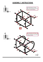 Preview for 8 page of Furniture of America CM-AC813-4 Assembly Instructions Manual