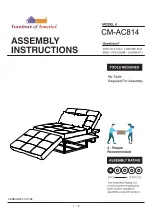 Furniture of America CM-AC814 Assembly Instructions Manual preview