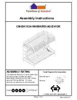 Furniture of America CM-BK1034-WH Assembly Instructions Manual preview