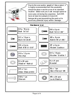 Preview for 4 page of Furniture of America CM-BK1034-WH Assembly Instructions Manual