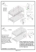 Preview for 8 page of Furniture of America CM-BK1035 Assembly Instructions Manual