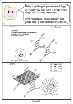 Preview for 4 page of Furniture of America CM-BK1036GM Assembly Instructions Manual