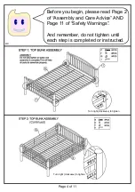 Preview for 4 page of Furniture of America CM-BK1037F Assembly Instructions Manual