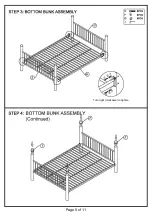 Preview for 5 page of Furniture of America CM-BK1037F Assembly Instructions Manual