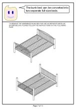 Preview for 7 page of Furniture of America CM-BK1037F Assembly Instructions Manual