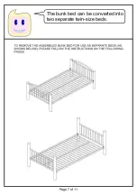 Preview for 7 page of Furniture of America CM-BK1037T Assembly Instructions Manual