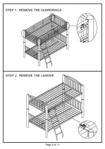 Preview for 8 page of Furniture of America CM-BK1037T Assembly Instructions Manual