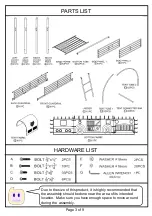 Preview for 3 page of Furniture of America CM-BK1039R Assembly Instructions Manual