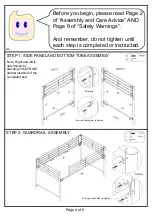 Preview for 4 page of Furniture of America CM-BK1039R Assembly Instructions Manual