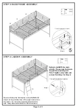 Preview for 5 page of Furniture of America CM-BK1039R Assembly Instructions Manual