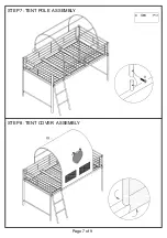 Preview for 7 page of Furniture of America CM-BK1039R Assembly Instructions Manual