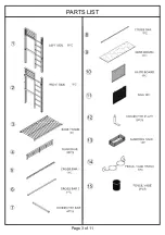 Preview for 3 page of Furniture of America CM-BK1167 Assembly Instructions Manual