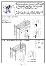 Preview for 5 page of Furniture of America CM-BK1167 Assembly Instructions Manual