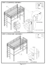 Preview for 6 page of Furniture of America CM-BK1167 Assembly Instructions Manual