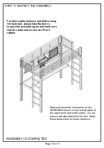 Preview for 10 page of Furniture of America CM-BK1167 Assembly Instructions Manual