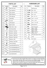 Preview for 3 page of Furniture of America CM-BK131AW Assembly Instructions Manual