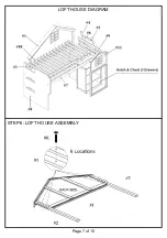 Preview for 7 page of Furniture of America CM-BK131AW Assembly Instructions Manual