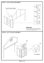 Preview for 8 page of Furniture of America CM-BK131AW Assembly Instructions Manual