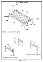 Preview for 12 page of Furniture of America CM-BK131AW Assembly Instructions Manual