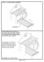 Preview for 14 page of Furniture of America CM-BK131AW Assembly Instructions Manual