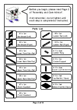 Preview for 3 page of Furniture of America CM-BK450FF Assembly Instructions Manual