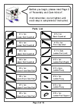 Preview for 3 page of Furniture of America CM-BK450TF Assembly Instructions Manual