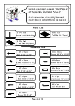 Preview for 4 page of Furniture of America CM-BK450TF Assembly Instructions Manual