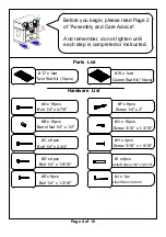Preview for 4 page of Furniture of America CM-BK450TQ Assembly Instructions Manual