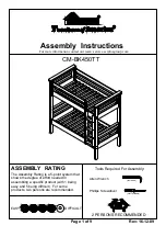 Furniture of America CM-BK450TT Assembly Instructions Manual preview