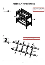 Предварительный просмотр 12 страницы Furniture of America CM-BK524 Assembly Instructions Manual