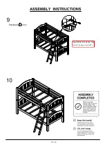 Предварительный просмотр 13 страницы Furniture of America CM-BK524 Assembly Instructions Manual