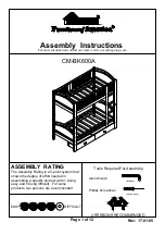 Furniture of America CM-BK600A Assembly Instructions Manual preview