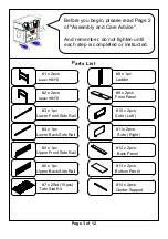 Preview for 3 page of Furniture of America CM-BK600A Assembly Instructions Manual