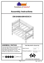 Furniture of America CM-BK606A Assembly Instructions Manual preview