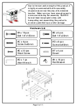 Preview for 5 page of Furniture of America CM-BK606A Assembly Instructions Manual