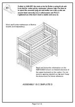 Preview for 9 page of Furniture of America CM-BK607T Assembly Instructions Manual