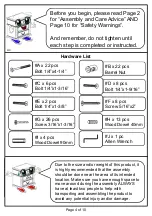 Preview for 4 page of Furniture of America CM-BK608F Assembly Instructions Manual