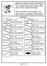 Preview for 3 page of Furniture of America CM-BK608T Assembly Instructions Manual