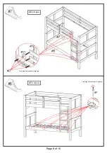 Preview for 8 page of Furniture of America CM-BK608T Assembly Instructions Manual